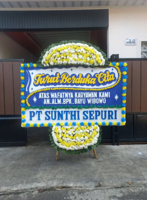 Papan Bunga Duka di Aceh Timur