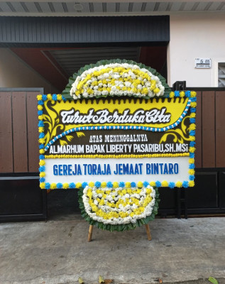 Papan Bunga Duka di Aceh Timur