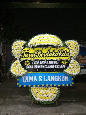 Papan Bunga Duka di Aceh Timur